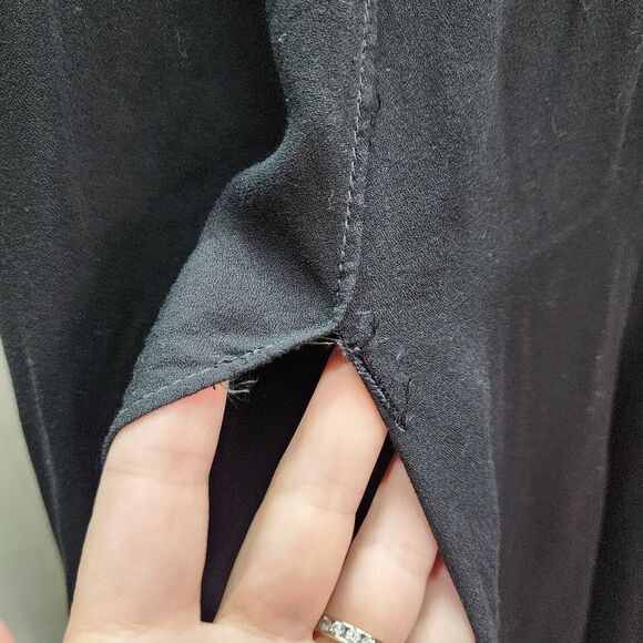 Young Fabulous & Broke Black Tie Die Split Wide Leg Pants Size Small - Picture 10 of 12